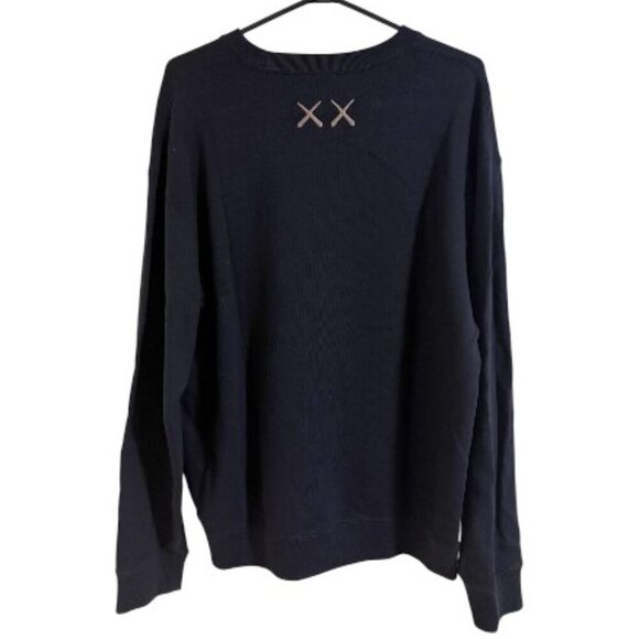 KAWS x Uniqlo Black Longsleeve Sweatshirt - Picture 5 of 7
